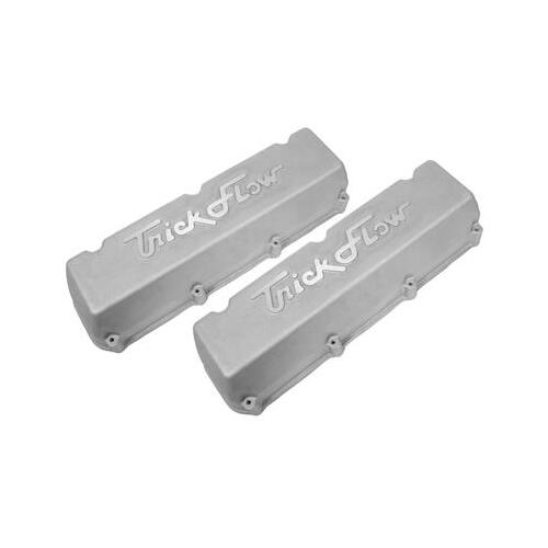 Trick Flow Valve Covers, Tall Height, Cast Aluminum, Natural Finish, For Ford 429/460, Pair