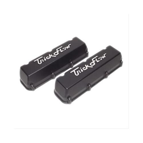 Trick Flow Valve Cover, Tall Height, Cast Aluminum, Black Powdercoated, For Ford 429/460, Each