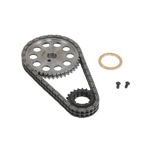 Trick Flow Timing Chain and Gear Set, Double Roller, Billet Steel Sprockets, For Ford, Big Block 385 Series, Set