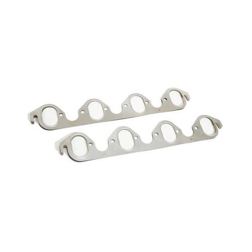 Trick Flow Exhaust Gaskets, Header, Multi-Layer Steel, Oval Port, For Ford, Big Block, Pair