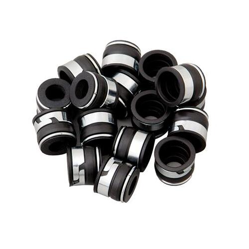 Trick Flow Valve Seals, Positive Stop, Viton , .500 in. Guide Diameter, For Ford, TFS R-Series Heads, Set of 8
