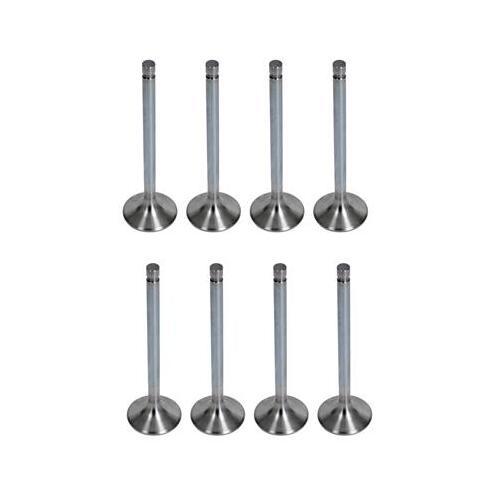 Trick Flow Valves, Intake, Stainless Steel, 1.625 in. Diameter, .344 in. Stem, 5.520 in. Length, Set of 8