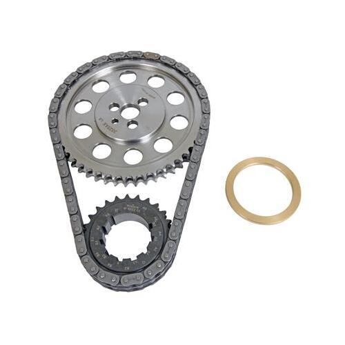 Trick Flow Billet Timing Chain and Gears, Double Roller, Billet Steel Sprockets, Mopar Big Block, 383, 400, 440, Set