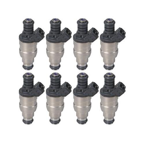 Trick Flow Fuel Injectors, TFX™, 83 Lbs./Hr, Bosch-Style, 2.2 Ohms Impedance, Jetronic Plug, Universal, Set of 8