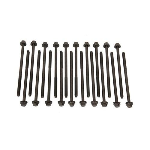 Trick Flow Cylinder Head Bolt Kit, Hex Head, Chromoly Steel, Black Oxide, Torque-to-Yield, For Ford 4.6L 2V/4V, Each