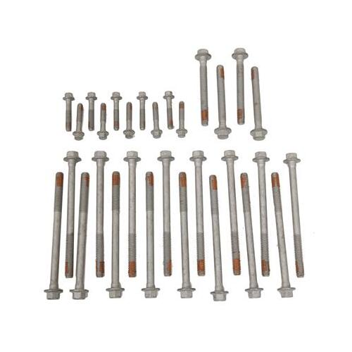 Trick Flow Cylinder Head Bolt Kit, Hex Head, Chromoly, Black Oxide, Torque-to-Yield, Pre-2004 Long Style, GM LS, Each