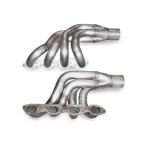 Trick Flow Header, Up/Forward, Stainless Steel, Natural, 2 1/4 in. Tubes, 3 1/2 in. Collectors, For Chevrolet, Big Block, Kit