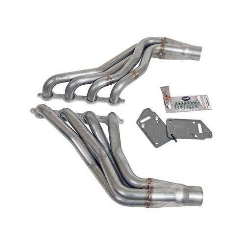 Trick Flow Headers, Long Tube, Stainless Steel, Natural, 1.875 in. Tube, 3.00 in. Collector, For Chevrolet, Small Block LS, Pair