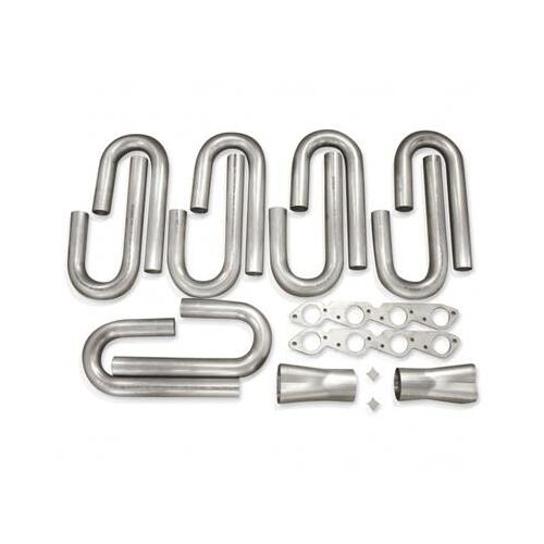 Trick Flow Headers, Weld-Up, Custom, Stainless Steel, Natural, 1 3/4 in. Primary Tubes, For Chevrolet, Small Block, Kit