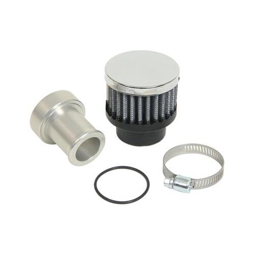 Trick Flow PCV Air, Oil Separator Tank, Aluminum, Black Anodized, Universal, Kit