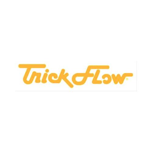 Trick Flow Windshield Decal, Logo, Vinyl, Orange, 18 in. Length, 3 in. Width, Each