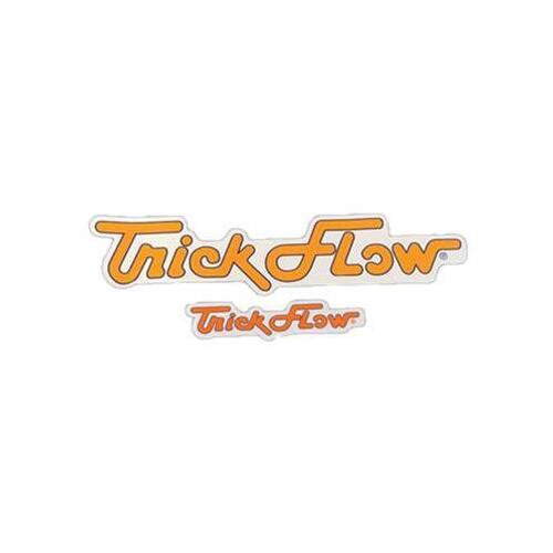 Trick Flow Decal, ® Racing, Vinyl, Orange, White, Blue, 5.500 in. x 1.225 in., Each
