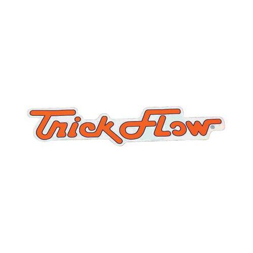 Trick Flow Decal, , 12 in. Long , 3 in. Wide, Orange/Blue, Each