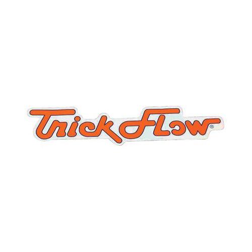 Trick Flow Decal, ®, 12 in. Long , 3 in. Wide, Orange/Blue, Each