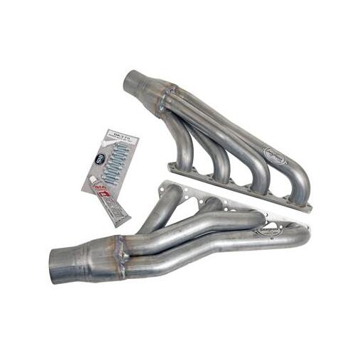 Trick Flow Headers, Turbo, Down/Forward, Stainless, 1.875 in. Primary Tubes, 3.000 in. Collectors, Small Block For Ford, Universal, Kit