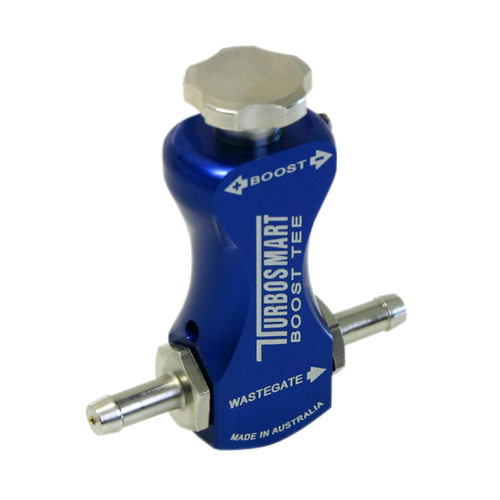 TURBOSMART Boost Controller, Manual, Single Stage, Billet Mounting Bracket, Blue Finish, Each