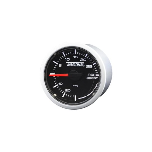 TURBOSMART Boost Gauge, 30PSI, 52mm, 2 1/16″, Each