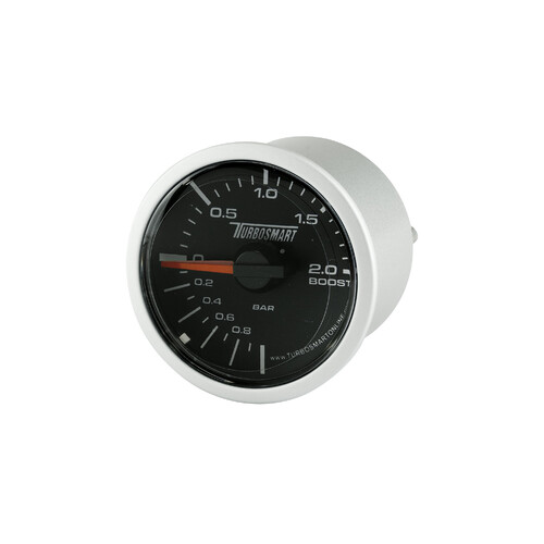 TURBOSMART Boost Gauge, 0-2 Bar, 52mm, 2 1/16″, Each