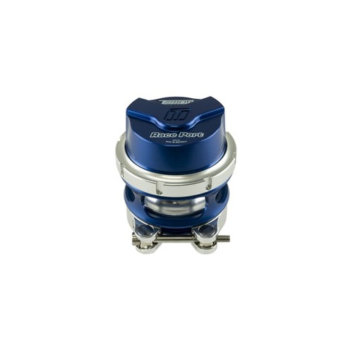 TURBOSMART Blow-Off Valve, Gen-V, Adjustable, Aluminum, Female Flange, Blue Anodized, Each