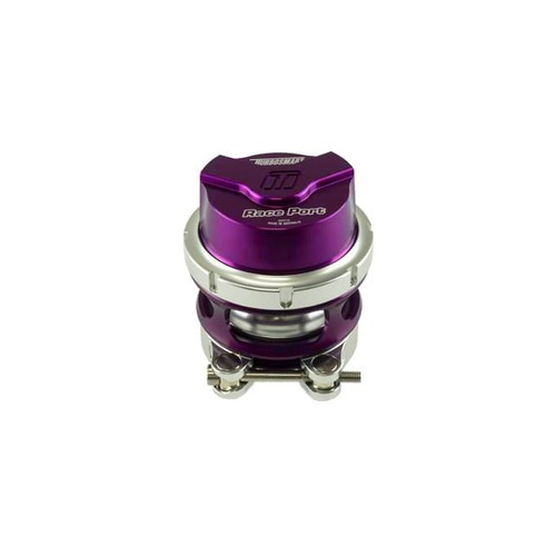 TURBOSMART Blow-Off Valve, Gen-V, Adjustable, Aluminum, Female Flange, Purple Anodized, Each