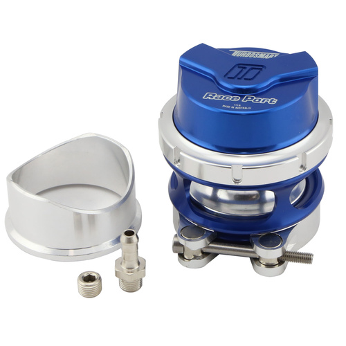 TURBOSMART Blow-Off Valve, Race Port Gen-V Supercharger - Blue 
