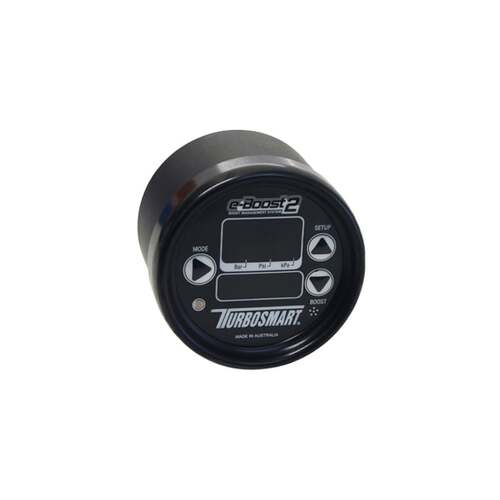 TURBOSMART Boost Controller, e-Boost 2, Electronic, Six Stage, 0-60 psi, 66mm, Black, Each