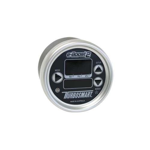 TURBOSMART eBoost2 Electronic Boost Controller, 66mm, Black/Silver, Each