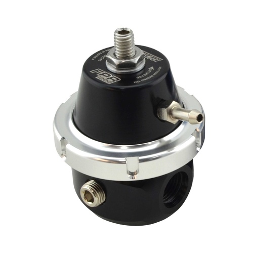 TURBOSMART Fuel Pressure Regulator, FPR1200, 30-90 psi, Black Anodized, Universal, Each
