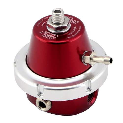 TURBOSMART Fuel Pressure Regulator, FPR800, 30-90 psi, Red Anodized, Universal, Each