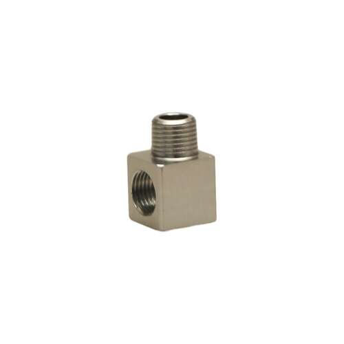 TURBOSMART Fuel Pressure Regulator Adapter, 1/8 in. NPT Male Threads, 1/8 in. NPT Male Threads, Each