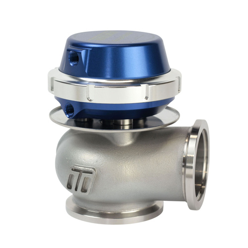 TURBOSMART Wastegate, Comp-Gate 40, 7 psi, Mechanical, External, Blue Aluminum Top Cap, 40mm Relief Diameter, Each