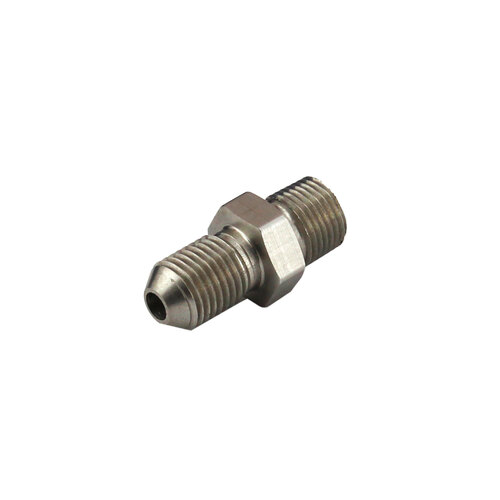 TURBOSMART 1/8″ NPT to -3AN Male Fitting, Stainless Steel, Each