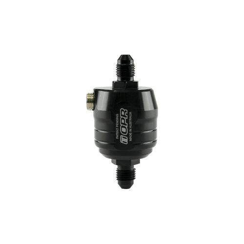 TURBOSMART Oil Pressure Regulator, OPR V2 Turbo, 4 AN, Aluminum, Anodized Black, Each