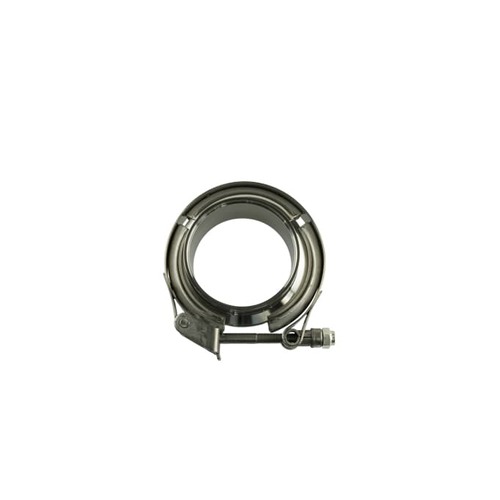 TURBOSMART V Band Clamp, Interlocking, Stainless Steel, Natural, 63.5mm / 2.5" O.D. Pipe, Kit