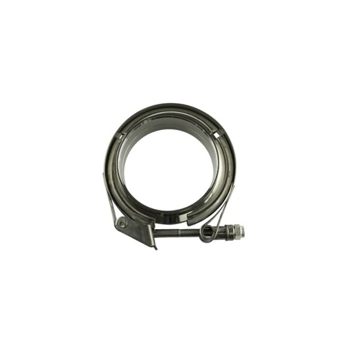 TURBOSMART V Band Clamp, Interlocking, Stainless Steel, Natural, 88.98mm / 3.5" O.D. Pipe, Kit