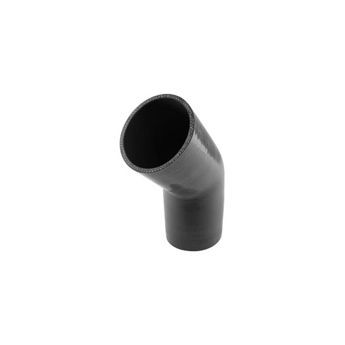 TURBOSMART Silicon Hose, 45 Degree Elbow, 3.50″, Black, Each