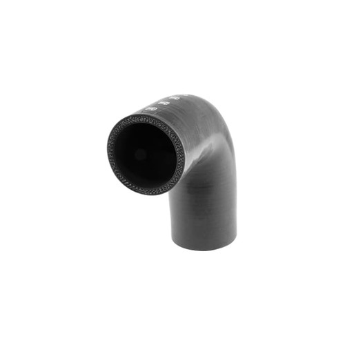 TURBOSMART Silicon Reducer, 90 Degree Elbow, 2.00-2.50″, Black, Each