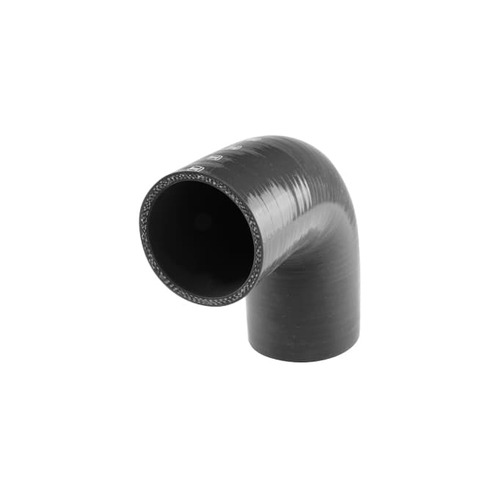 TURBOSMART Silicon Reducer, 90 Degree Elbow, 2.50-3.00″, Black, Each