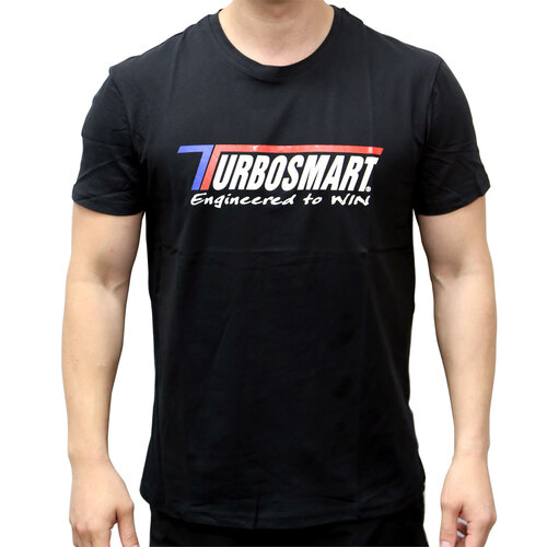 TURBOSMART Turbosmart Logo T-Shirt, Black, Cotton