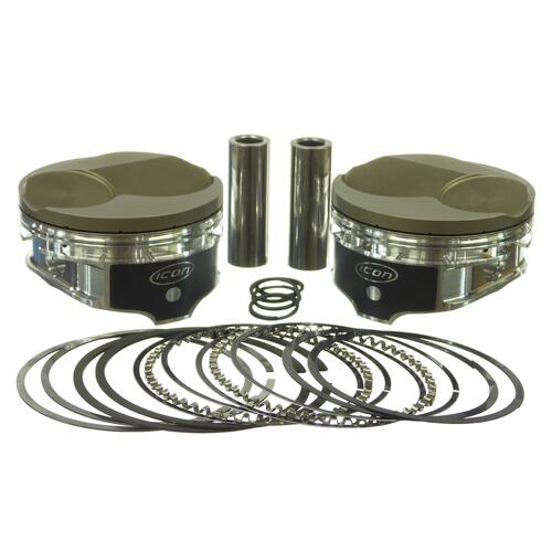 ICON Piston, For Mopar Big Block Aftermarket Block , Rod 6.535 in. Oversized, Kit with