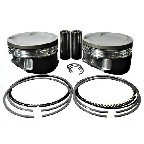 ICON Piston 3.586 in. Bore, For G672-T 183, Rod 5.551 in. Dome 13.1cc 1.5MM Oversized, Kit with