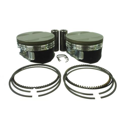 ICON Piston 3.586 in. Bore, For G672-T 183, Rod 5.551 in. Dome 13.1cc 1.0MM Oversized, Kit with