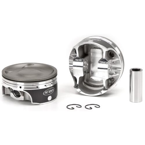 ICON Piston 3.9173 in. Bore, For Subaru H4 EJ25 2.5L, Rod 7.963 in. Dish +22.3cc .038mm Oversized,