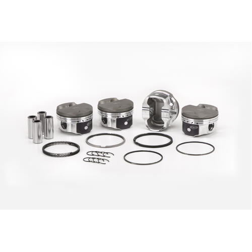 ICON Piston 3.386 in. Bore, For Mitsubishi I4 2.0L 4B11T/EVO X 122, Rod 5.659 in. Flat Top +5cc
