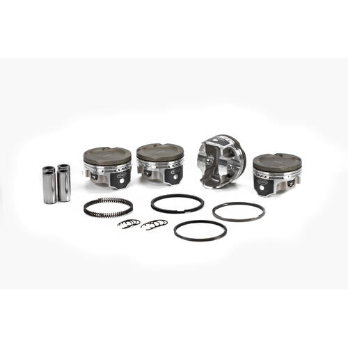 ICON Piston 3.189 in. Bore, For Honda I4 B-Series 122, Rod 5.394 in. Dish +10cc 1.0mm Oversized,
