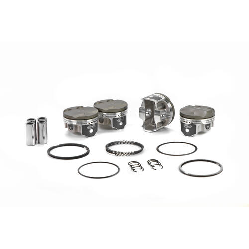 ICON Piston 3.189 in. Bore, For Honda I4 B-Series 122, Rod 5.394 in. Flat Top +3cc 1.0mm Oversized,