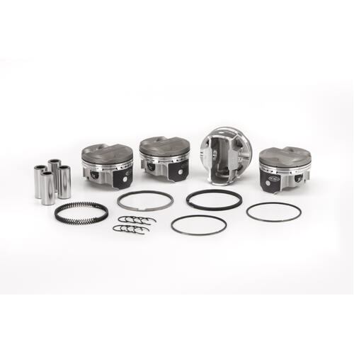 ICON Piston 3.386 in. Bore, For Honda I4 K-20/K-24 140.4, Rod 5.984 in. Dome -5cc 1.0mm Oversized,