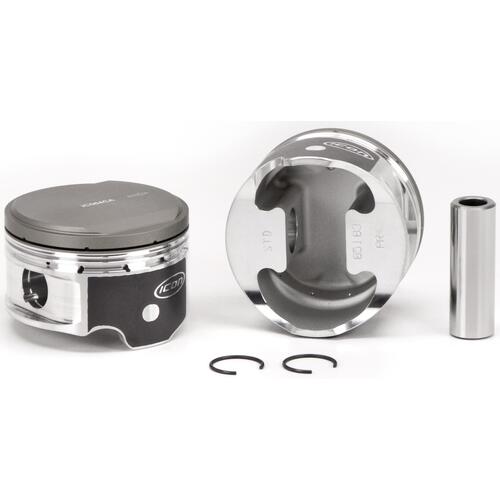ICON Piston 3.386 in. Bore, For Nissan I6 RB26DETT 104.5, Rod 4.783 in. Dome -12cc .50mm Oversized,