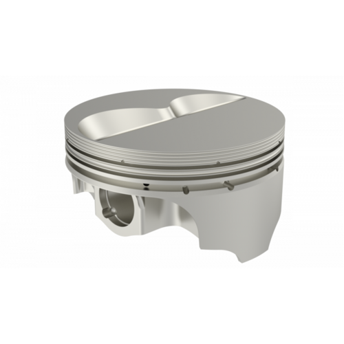 ICON Piston, 4 in. Bore, 1.5mm, 1.5mm, 3.0mm in. Ring Grooves, For Chevrolet 350 Rod 6.000 Flat Top 8.9cc 2V, .030 Oversized, w/ Rings, Each