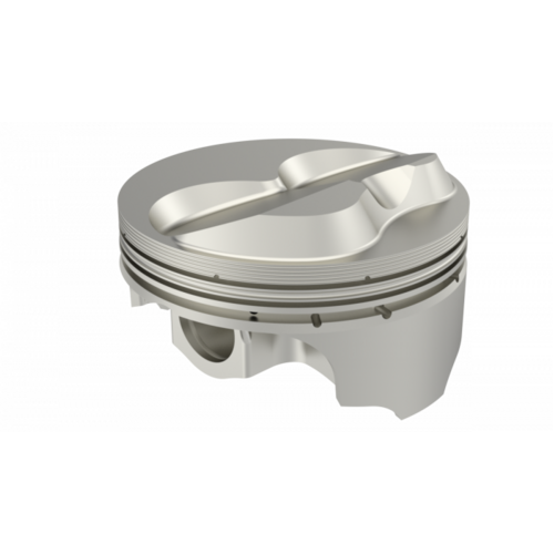 ICON Piston, 4.125 in. Bore, 1.5mm, 1.5mm, 3.0mm Ring Grooves, For Chevrolet 388 Rod 6.000 .400 Solid Dome -11cc 2V, .STD Oversized, w/ Rings, Each